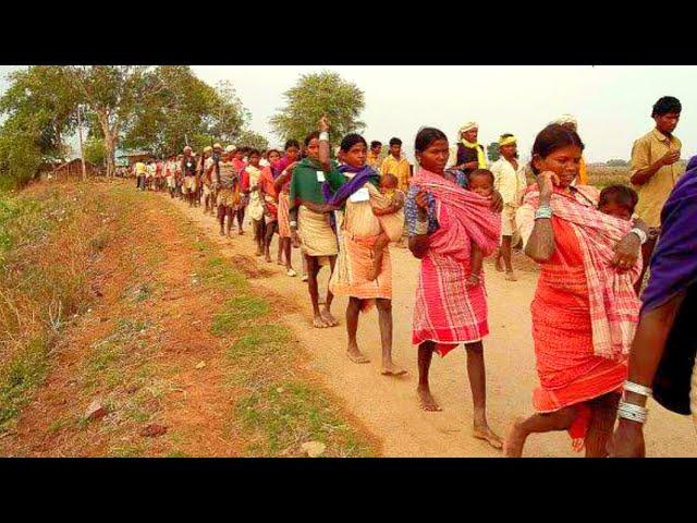 Life of poor villagers in india, Odisha Village lifestyle, Walking Tour, Virtual Walking Tour