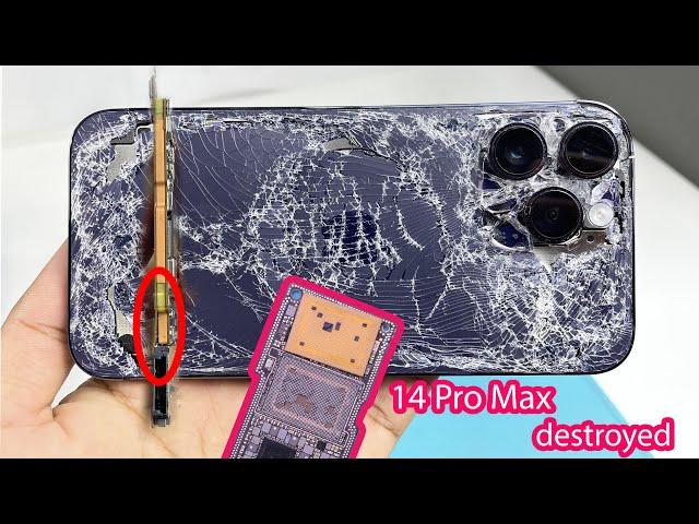 IPhone 14 Pro Max Destroyed document important in phone Restoration iPhone 14 Pro Max Swap mainboard