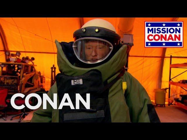 Conan Joins The Explosive Ordnance Disposal Division | CONAN on TBS