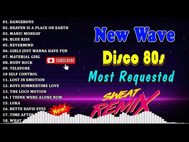 Top 20 Most Requested New Wave Disco 80s Nonstop Remix