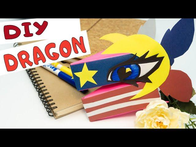 Easy DIY Paper Dragon Puppet TikTok