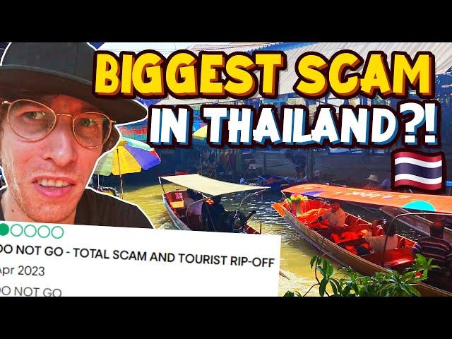 Visiting Thailand's BIGGEST Scam | Damnoen Saduak Floating Market