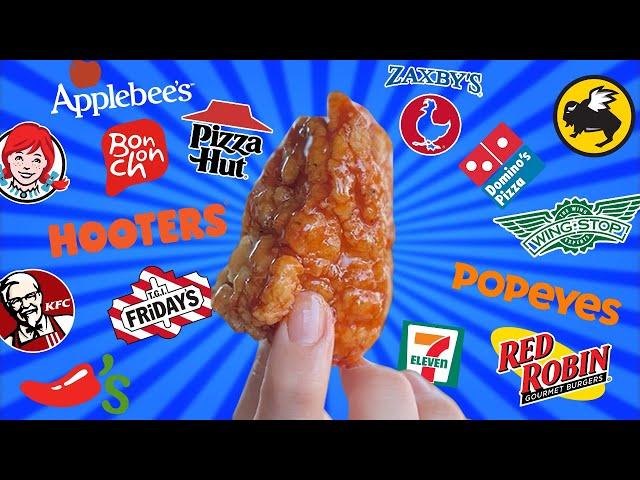 Ranking EVERY Boneless Wing Best To Worst!! // Part 1