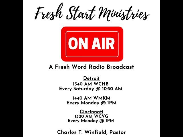 Fresh Start TV Live Stream -Sunday Morning Service