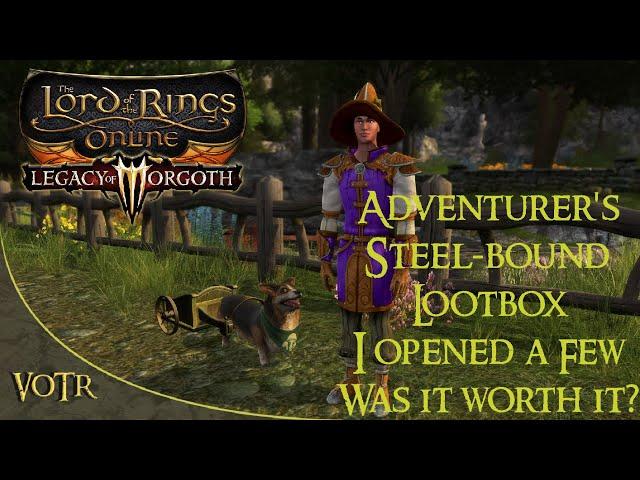 Adventurer's Steel-bound Lootbox - I opened a Few, Was it worth it? Remove Caps  | A LOTRO Wardrobe.