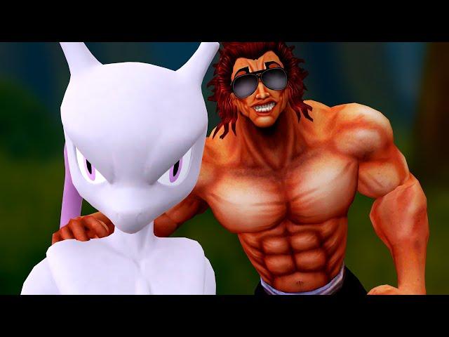 Yujiro and Mewtwo play pokemon