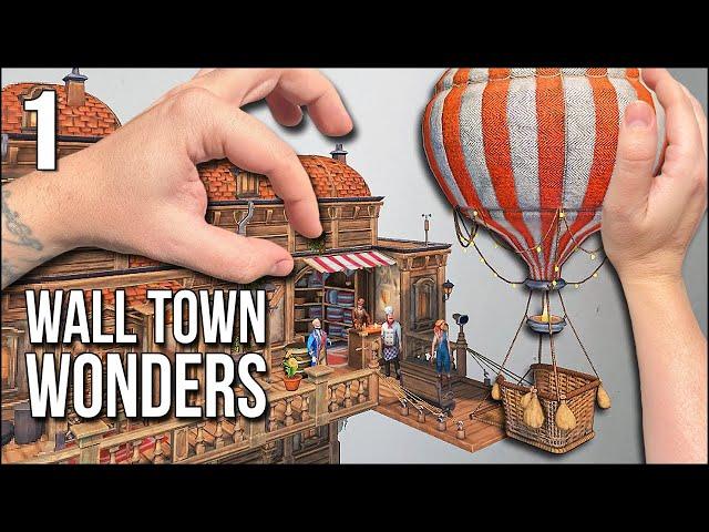 Wall Town Wonders | 1 | Little People Live On My Walls In This Amazing Mixed Reality City Builder