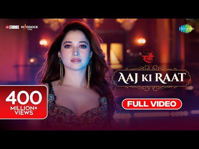 Aaj Ki Raat -Full Song |Stree 2|Tamannaah Bhatia|Rajkummar Rao|Sachin-Jigar|Madhubanti|Divya|Amitabh