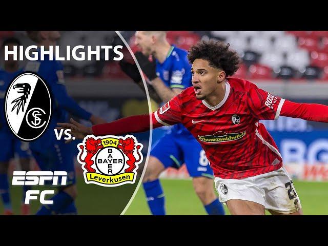 Kevin Schade's late goal powers Freiburg past Bayer Leverkusen | Bundesliga Highlights | ESPN FC