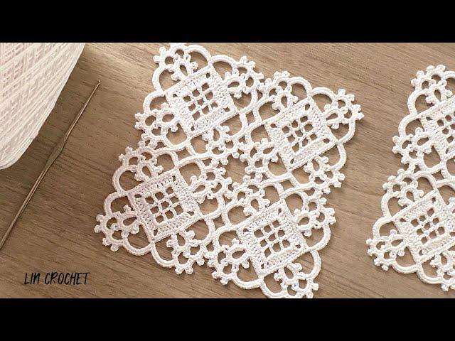 Incredible Beauty Easy  Crochet / Quick and Easy / Tablecloth Runner pattern