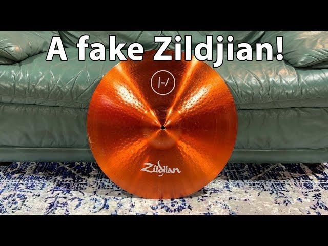 I found a bootleg Zildjian.