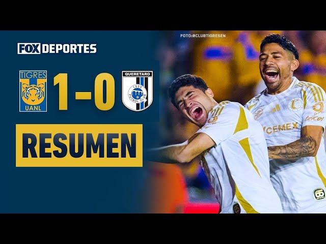 ¡VICTORIA EN SU ANIVERSARIO! | Tigres UANL 1-0 Querétaro FC | Liga MX | Clausura 2025 | HIGHLIGHTS