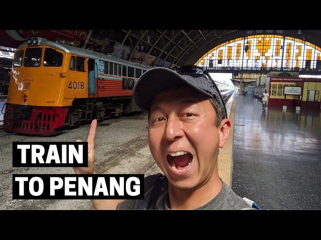 FIRST CLASS TRAIN BANGKOK TO PENANG MALAYSIA | Hua Lamphong Train Station Thailand