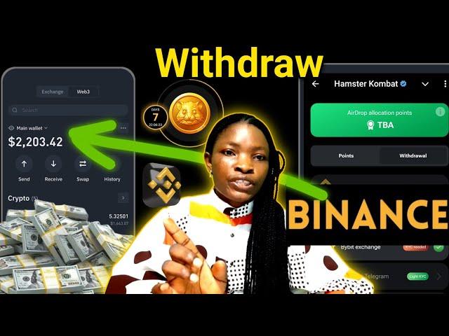 How To Connect And Withdraw Hamster Kombat To Binance