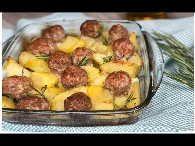 PATATE E POLPETTE AL FORNO |MORBIDE E GUSTOSE PRONTE IN 5 MINUTI