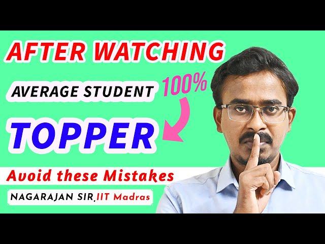 5 Common mistakes to avoid to become Toppers in Class | How to become a topper