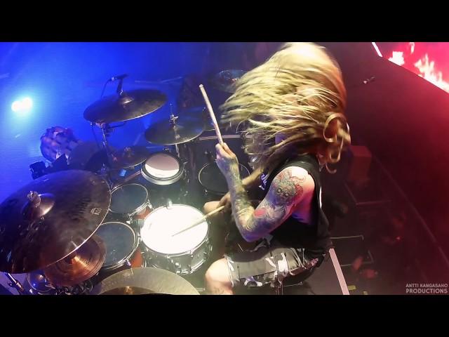 Hannes Van Dahl Sabaton Drumcam ' Primo Victoria' / Helsinki Ice Hall, Finland 24.2.2017