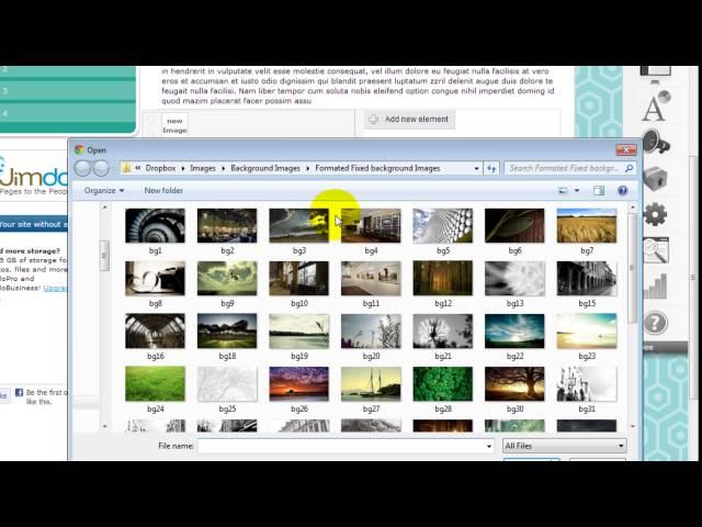 How to Insert a Column Elements into Jimdo (by www.WebsiteBuilderExpert.com)