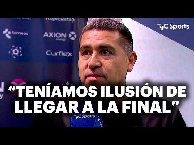 RIQUELME en EXCLUSIVA con TyC SPORTS tras la ELIMINACIÓN de BOCA ante VÉLEZ por COPA ARGENTINA 