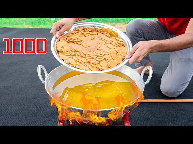 Hot Oil VS 1000 Pani-Puri | क्या पानीपूरी बनेंगी? Surprising Results