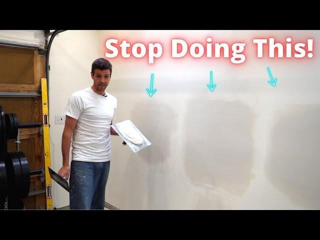 How to Mud Drywall THE WRONG WAY!!!!