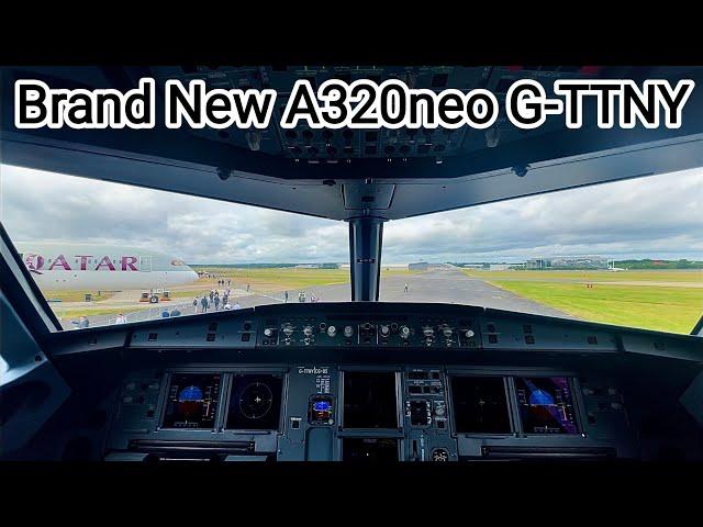 Brand New 2025 Spec Airbus A320neo G-TTNY  - British Airways Aircraft Tour Farnborough Airshow 2024