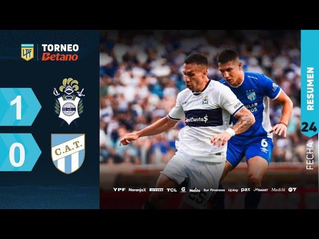GIMNASIA 1 - 0 ATLÉTICO TUCUMÁN I Resumen del partido | #TorneoBetano 2024