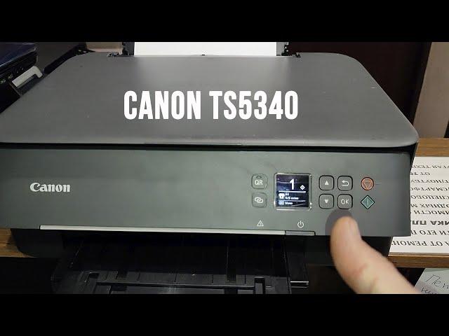 Canon TS5340 самостоятельное обслуживание и ремонт принтер не печатает или печатает с полосами