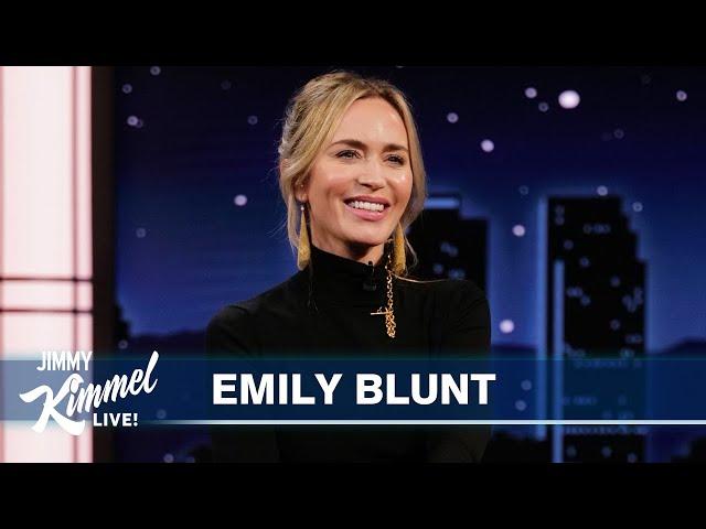 Emily Blunt on Daughters Obsession with Ryan Gosling & Husband John Krasinski vs Australian Spider