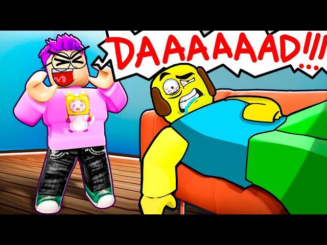 Can We ANNOY OUR DAD In ROBLOX!? (Roblox Annoy Dad ALL ENDINGS!)