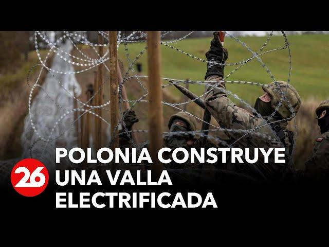 Polonia construye una valla electrificada en su frontera con Rusia