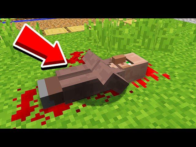 КТО УБИЛ ЭТОГО ДЕРЕВЕНСКОГО ЖИТЕЛЯ В МАЙНКРАФТ! | Пэнсел minecraft