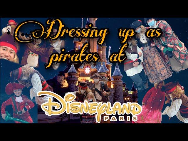 SPENDING CHRISTMAS AT DISNEYLAND PARIS DRESSED UP AS PIRATES