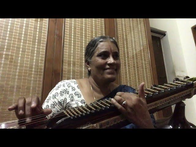 Sarali varisai-s with gamaka - Rajshri Ramakrishna - Vina playing for beginners - 2