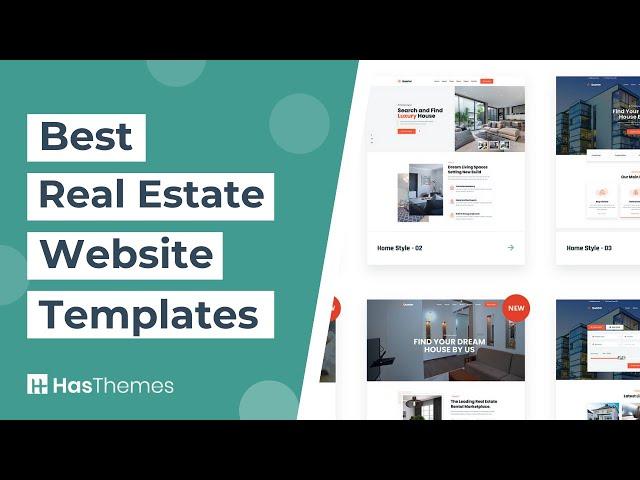 10 Best Real Estate Website Templates 2023 | Real Estate Agency HTML Website Templates