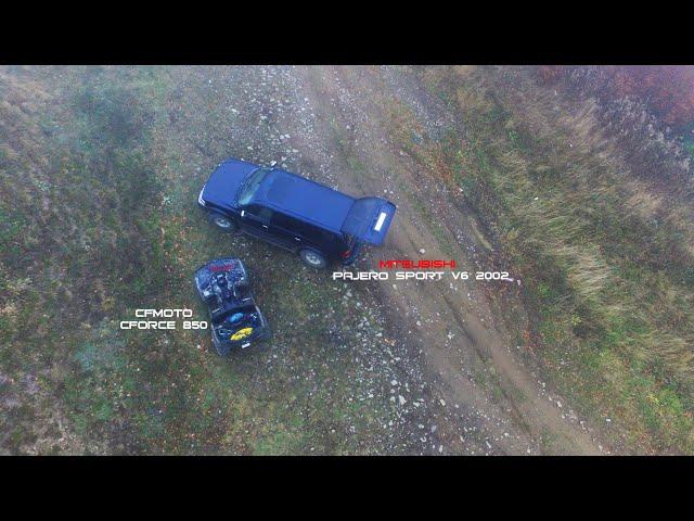 Mitsubishi Pajero sport v6 2002 & CF moto Cforce 805 4x4 Gorneni - Ramno Skopska Crna Gora