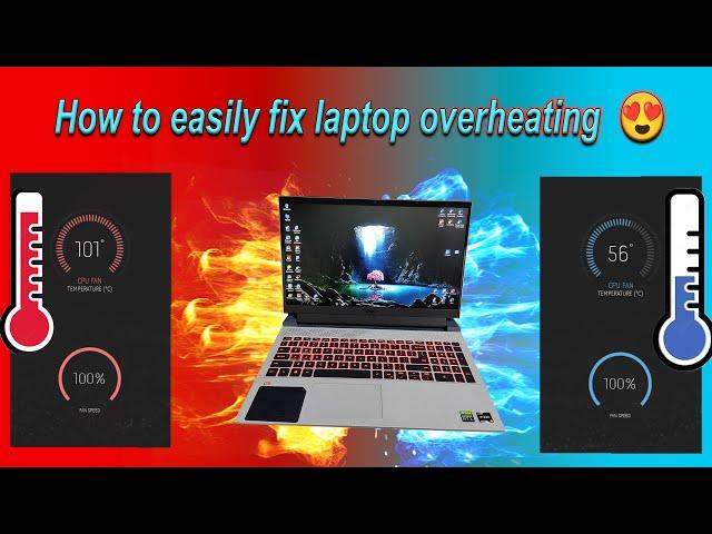 how to fix dell g15 heating issue | dell g15 100 degrees| dell g15 overheating