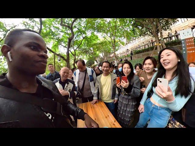 Black Men Went To A Marriage Market In China and Girls Fight For Him