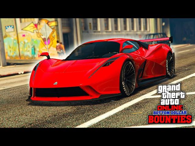 TUNEI o NOVO CARRO OVERFLOD PIPISTRELLO! - GTA 5 Online (Bottom Dollar Bounties)