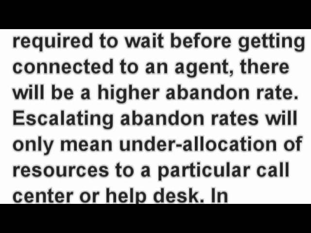 Abandon Rate - What is the DEFINITION? - Video Dictionary by Subjectmoney.com