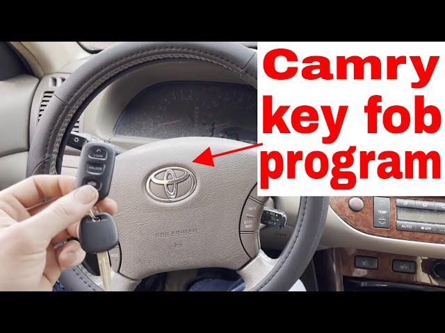 Toyota Camry Key Fob Programming (2002-2006)