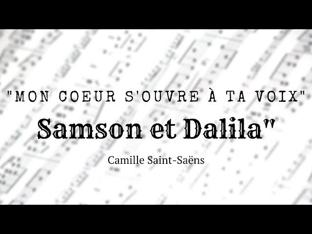 C.Saint-Saëns. Dalila's aria from "Samson et Dalila" (arr. Mariia Yaremak, sheets)