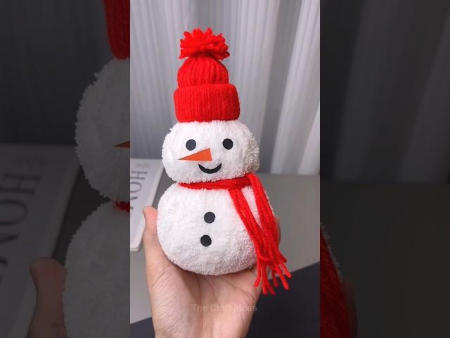 Easy Snowman Craft | Easy Christmas Craft | Christmas Decorations DIY | Paper Snowman kaise banate