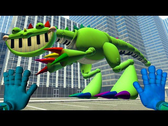 PIANOSAURUS FROM POPPY PLAYTIME 4 IS KILLING EVERYONE IN OUR CITY - GARRY`S MOD