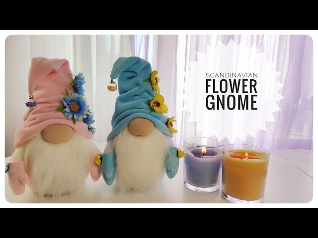 Scandinavian Flower Gnome. DIY. HandMade