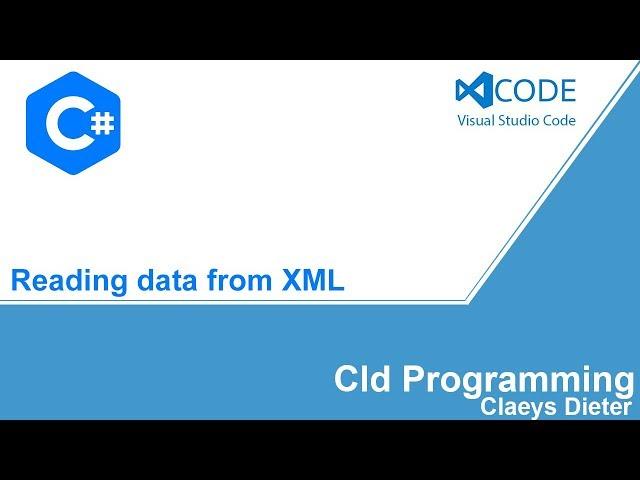 C# Tutorial Reading an XML file