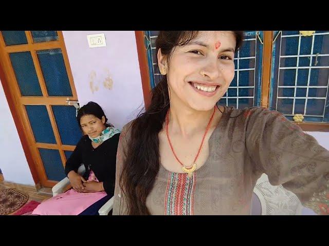 शादी के बाद मायके जाने की खुशी || pahadilifestyle || Knchuu bhatt || village life