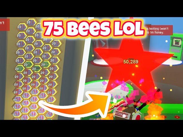 Onett Gave Me 75 Bees, so I BROKE Bee Swarm!