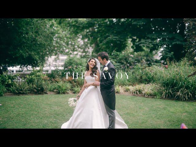 Iconic Luxury Wedding at The Savoy - Traditional Elegance | Luxury London Wedding Video