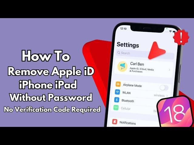 (IOS 18) Remove Apple iD From iPhone Without Password Without Verification Code ! 2024